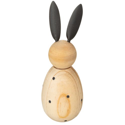 Artikel Hasen Dekofigur aus Holz Figur für ruhige und zeitlose Dekoration 15cm 2St