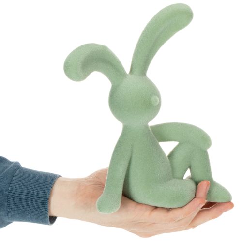 Osterhase Dekofigur für stilvolle Wohnraumdekoration und Ostern 22cm 2St | Floristik24.de