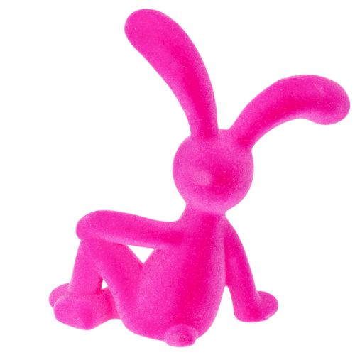 Deko Hase sitzend als Frühlingsdeko Highlight für Wohnzimmer oder Büro 22cm 2St | Floristik24.de