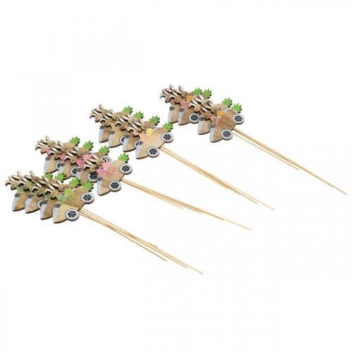 Artikel Dekostecker Hase im Auto Holz Osterdeko Karotte 9×7,5cm 16 St