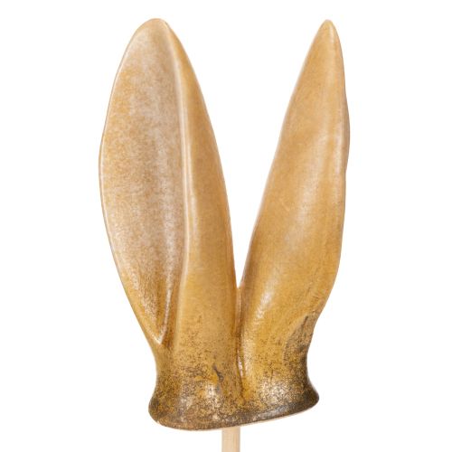Hasenohren Gartenstecker Frühlingshafte Tierfigur für Gartendeko und Osterdeko 29cm 4St