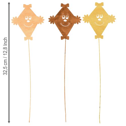 Artikel Herbst Drachen, Gartenstecker, Herbststecker L32,5cm 12St