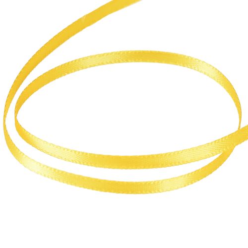 Artikel Hochwertiges Geschenkband Gelb Satinband 3mm × 50m