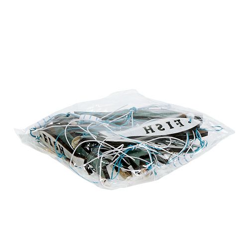 Artikel Holzhänger Fische Blau 36cm 4 St