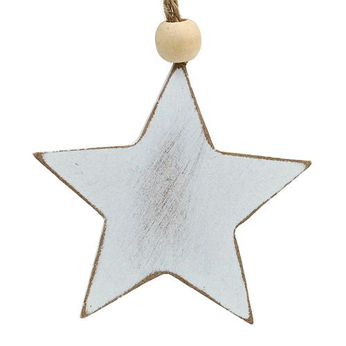 Artikel Holzhänger sort. Weiß 5-6cm 6 St