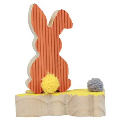 Artikel Holzhasen Deko Hasen Osterdeko Gelb Orange 4×8cm 6St