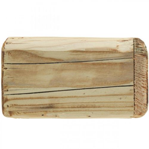 Artikel Pflanztopf Pflanzkasten Holz Blumentopf Natur 15,5×15,5cm