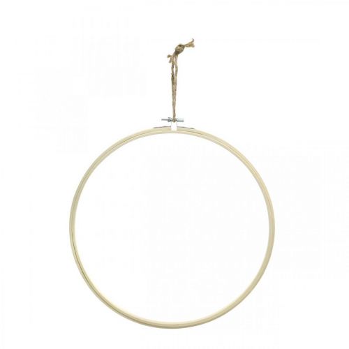 Holzring Rund, Handarbeit, Stickrahmen, DIY, Boho-Stil Ø24cm