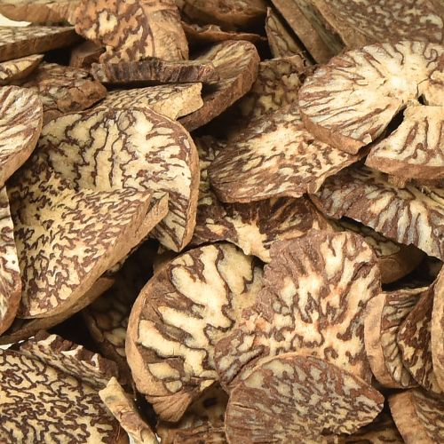 Artikel Holzscheiben Deko Betelnuss Scheiben Areka 1-3,5cm 300g