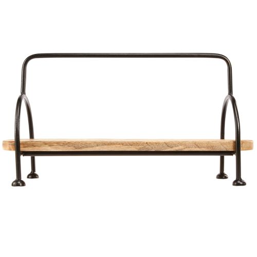 Artikel Holztablett oval länglich Deko Tablett mit Griff 49×18×26cm