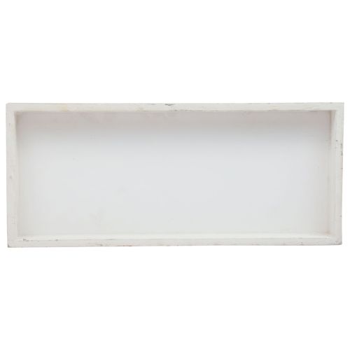 Artikel Holztablett Weiß Deko Tablett Shabby Chic Holz 35×15×3cm
