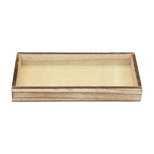 Artikel Holztablett geflammt Deko Tablett Tischdeko rustikal 24×12×3cm