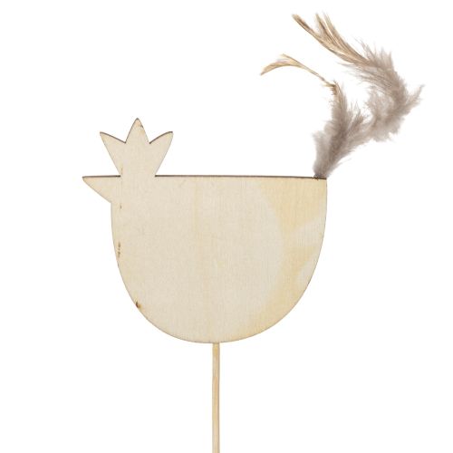Hühnerstecker im Osterdesign zur fröhlichen Frühlingsdekoration 7cm 12St | Floristik24.de