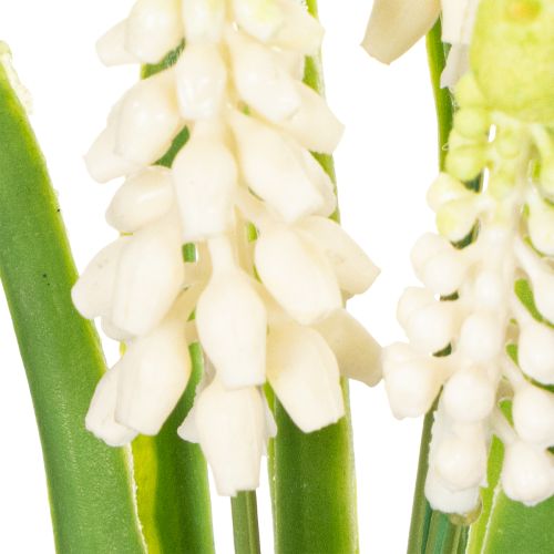 Artikel Hyazinthen Kunstblumen Vase für elegante Tischdekoration und stilvollen Look 20cm