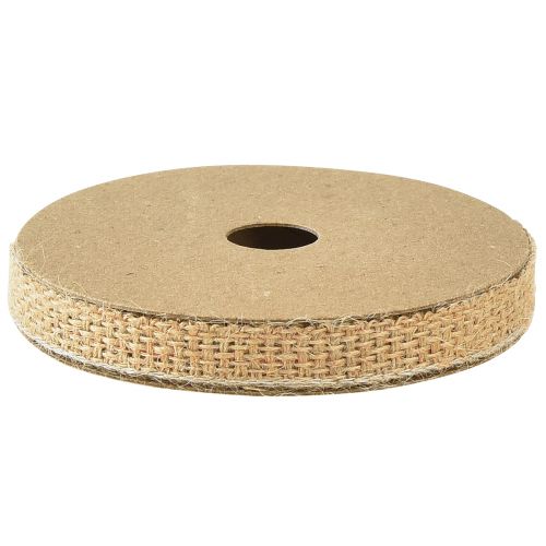 Artikel Juteband Dekoband Bronze Natur Band Gewoben 12mm 10m