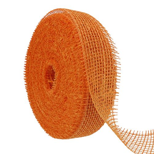 Artikel Juteband Hellorange 5cm 40m