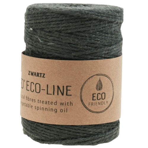 Artikel Jutekordel Juteschnur Dekokordel Jute Anthrazit Ø3mm 150m