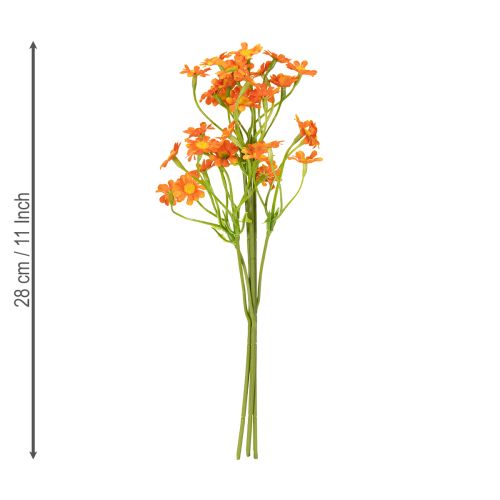 Artikel Kunstblumenbund Kamille für stimmungsvolle saisonale Dekoration 27cm 3St