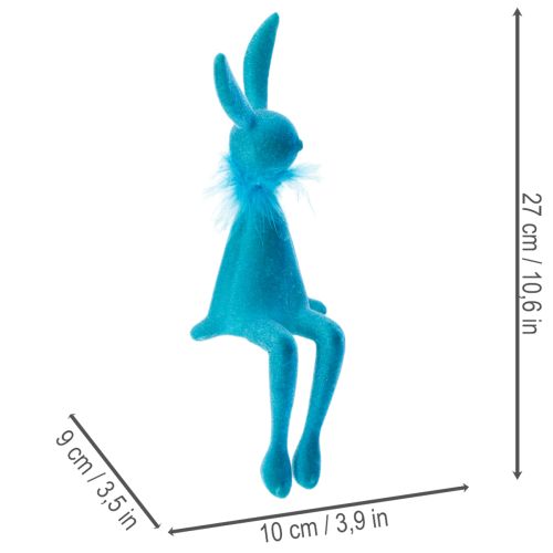 Artikel Osterdekoration Hase Kantenhocker ideal als charmante Frühjahrs Tischdeko 27cm 2St