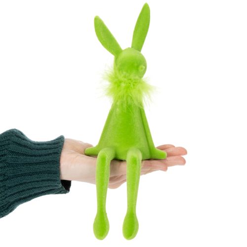 Artikel Osterhase Dekoration Kantenhocker Sitzende Figur aus Kunststoff für Frühling 27cm 2St
