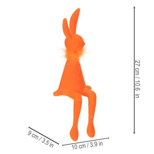 Artikel Osterhasen Kantenhocker Sitzende Osterhasen Figur für Ostern und Frühling 27cm 2St