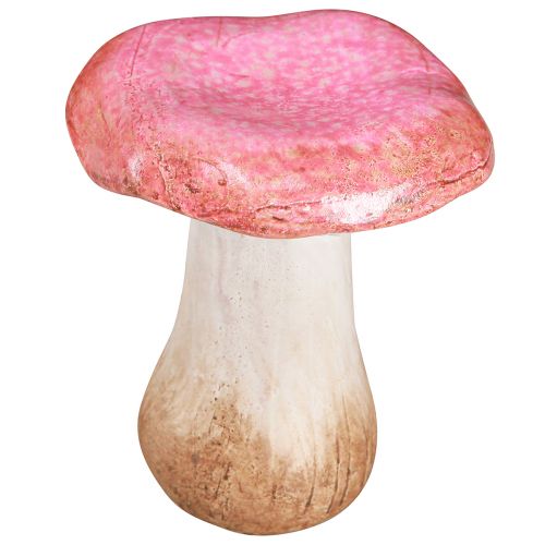 Floristik24 Keramik Pilze Deko Pink Herbstdeko Keramik Ø8/8,5/9cm 3 St