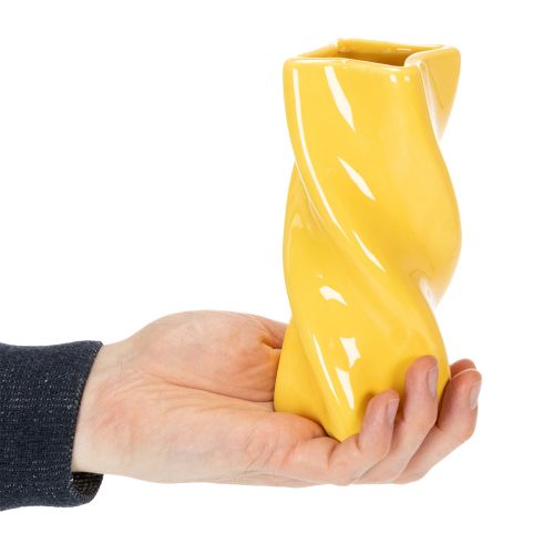 Artikel Pasta Vase Keramik Dekorative Tischdekoration mediterran für Wohnzimmer und Büro 16cm