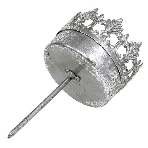 Artikel Kerzenhalter Antik Silber Teelichthalter Ø5cm H10cm 4 St