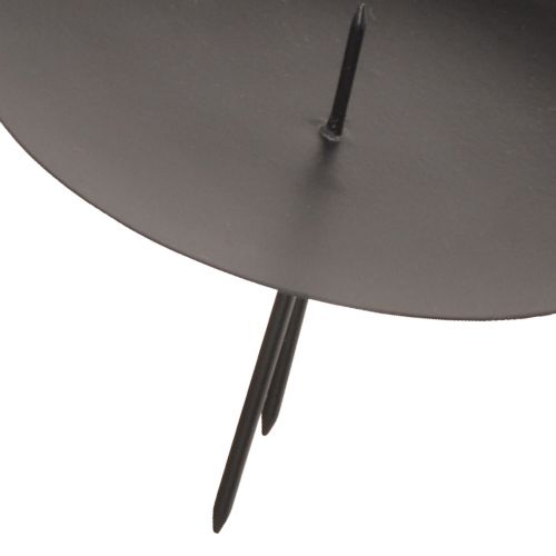 Artikel Kerzenhalter zum Stecken Metall Für Advent Schwarz Ø8cm 4 St