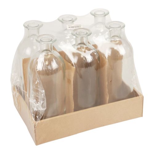 Artikel Kerzenhalter Dekoflaschen Minivasen Glas Klar H19,5cm 6 St