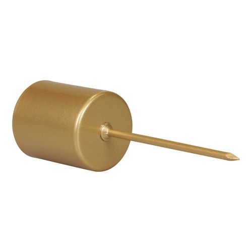 Artikel Kerzenhalter Dorn Kerzenhalter Stecken Gold 3,5×4cm 4 St