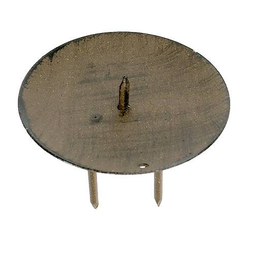 Floristik24 Kerzenhalter zum Stecken 6x6,5cm Braun 4 St