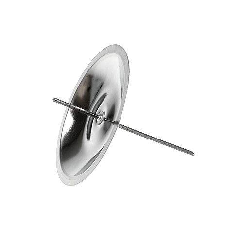 Artikel Kerzenhalter mit Dorn Silber Ø5cm 36 St