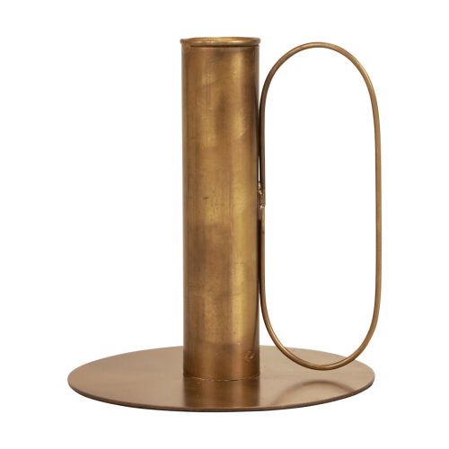 Artikel Kerzenständer Metall Kerzenleuchter Messing Optik Ø8,5cm