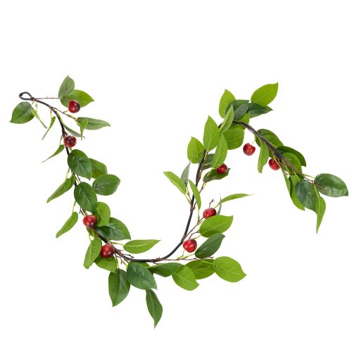 Künstliche Girlande mit Kirschen Perfekt für natürliche Raumdeko florale Optik 160cm | Floristik24.de