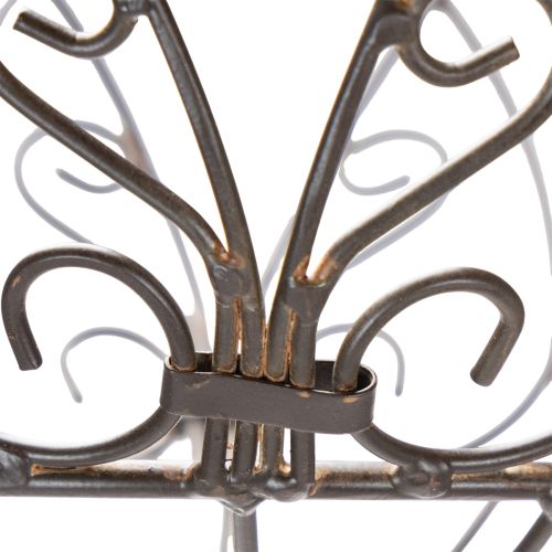 Metallkorb Garten Vintage Stil Dekorationsartikel für stilvolle Outdoor Nutzung 95cm | Floristik24.de