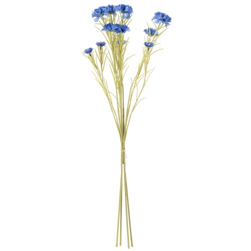 Artikel Kornblume Kunstblume für elegante Wohnzimmergestaltung Sommerdekoration 68cm 4St