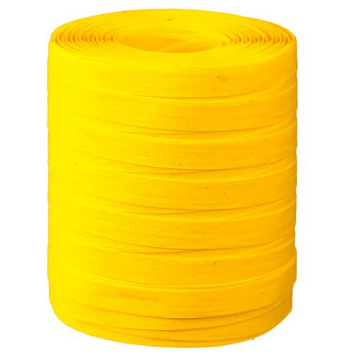 Artikel Kräuselband Geschenkband Gelb Baumwolle 10mm 100