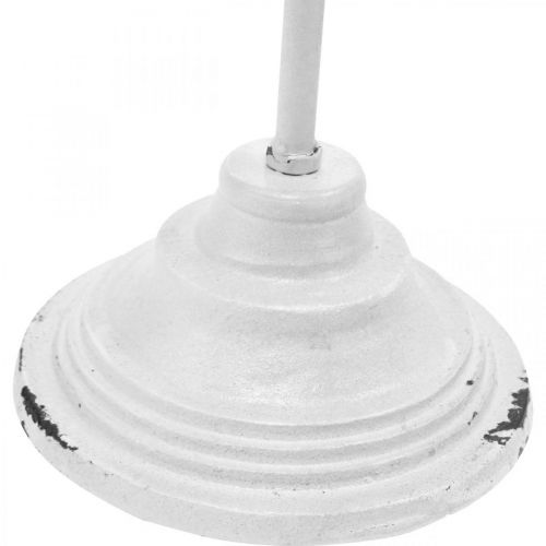 Artikel Kranzhalter Shabby Chic Weiß Kranzständer Metall 4 Haken H76cm