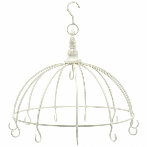 Artikel Deko-Krone mit Haken zum Hängen Weiß Ø29cm