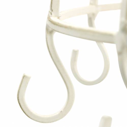 Artikel Deko-Krone mit Haken zum Hängen Weiß Ø29cm