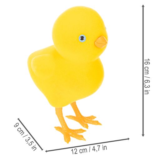 Artikel Küken Dekoration für Ostern Tischdeko Wiederverwendbar Wohnzimmer Dekoration 16cm 2St