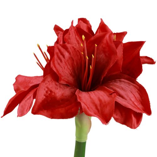 Artikel Künstliche Amaryllis Weihnachtsblumen Rot Kunstblumen L40cm