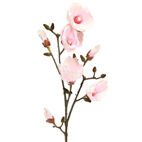 Artikel Künstlicher Magnolienzweig Rosa Blüten Ø8cm L100cm