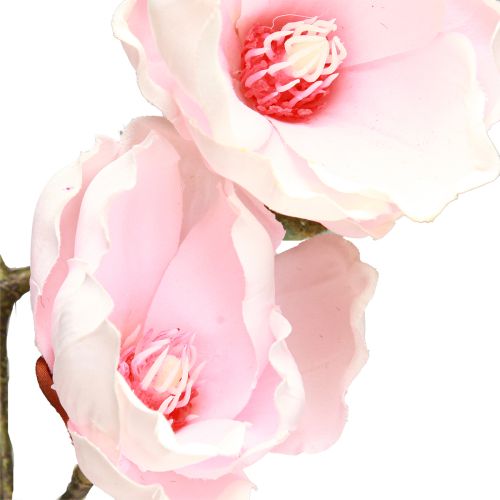 Artikel Künstlicher Magnolienzweig Rosa Blüten Ø8cm L100cm