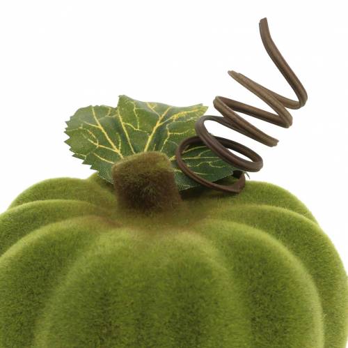 Artikel Mini-Kürbis beflockt Orange, Grün, Rot Ø9cm 6 St