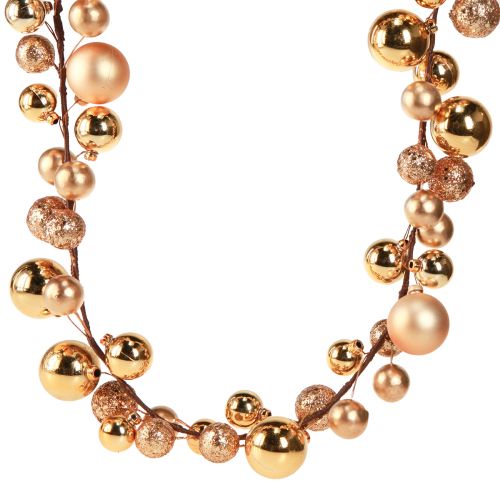 Artikel Kugelgirlande Weihnachten Girlande Weihnachten Gold 160cm