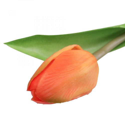 Artikel Kunstblume Tulpe Orange Real Touch Frühlingsblume H21cm