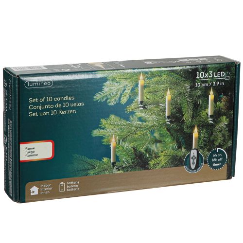 Artikel LED Baumkerzen Batterie Remote Twinkle 10 LED H10cm