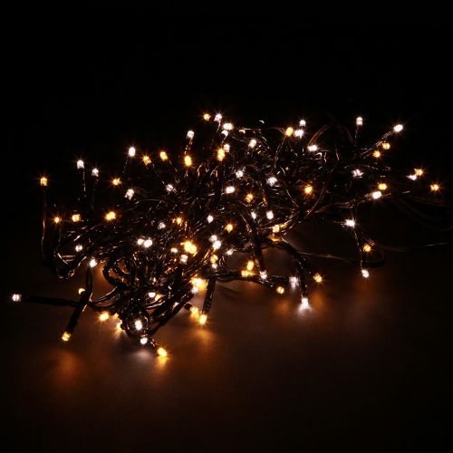 Floristik24 LED Lichterkette Cluster Außen Timer 144 LED 130cm